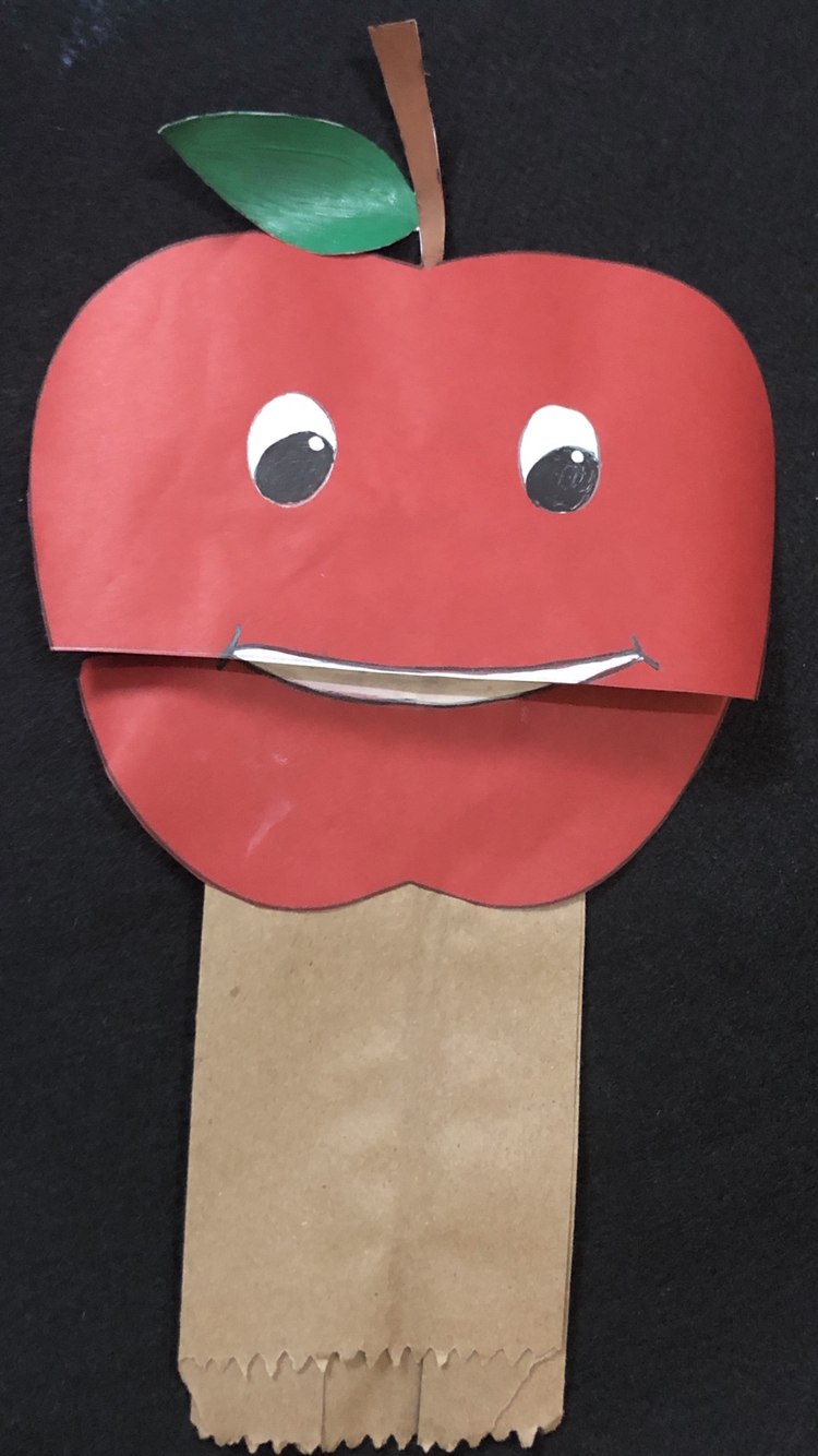 Paper bag puppet